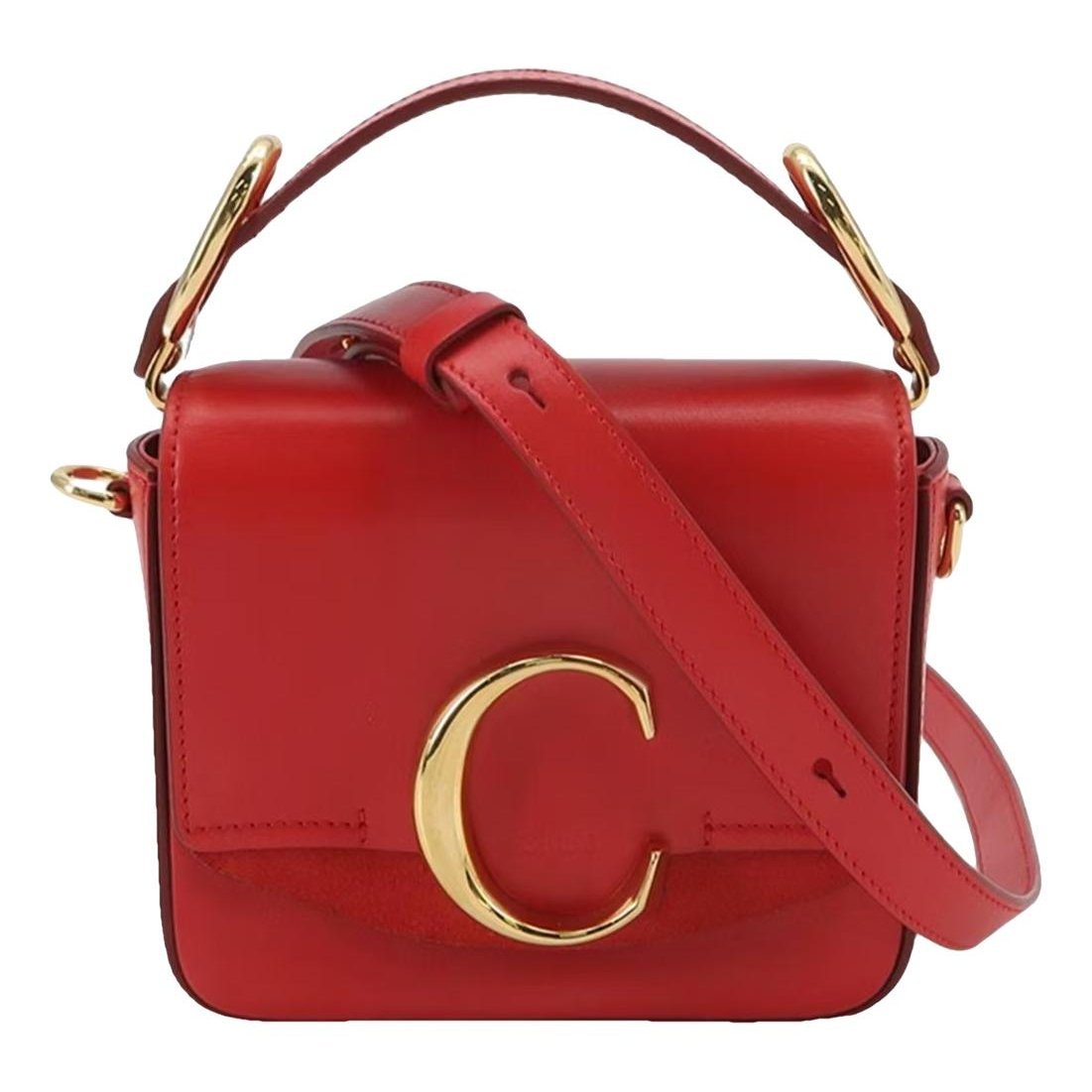 C leather handbag
