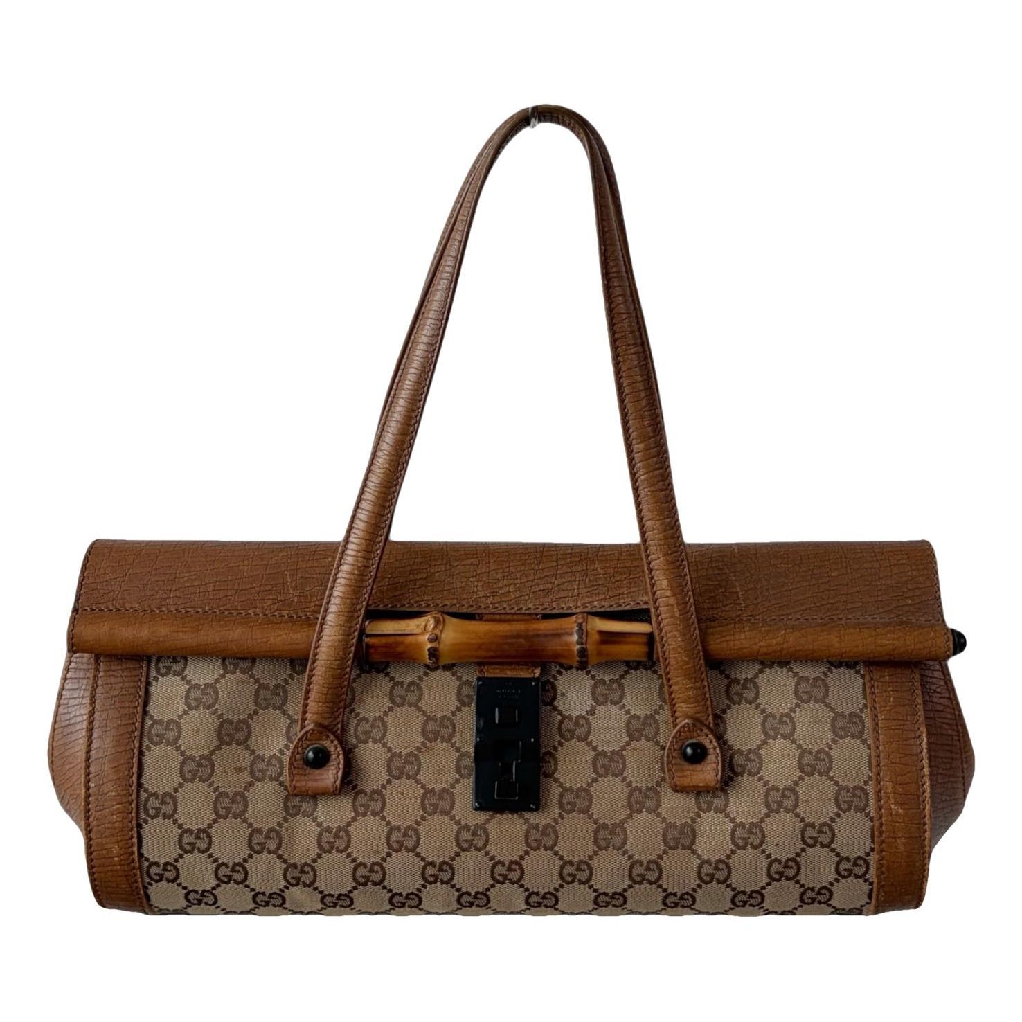 Bamboo Bullet leather handbag