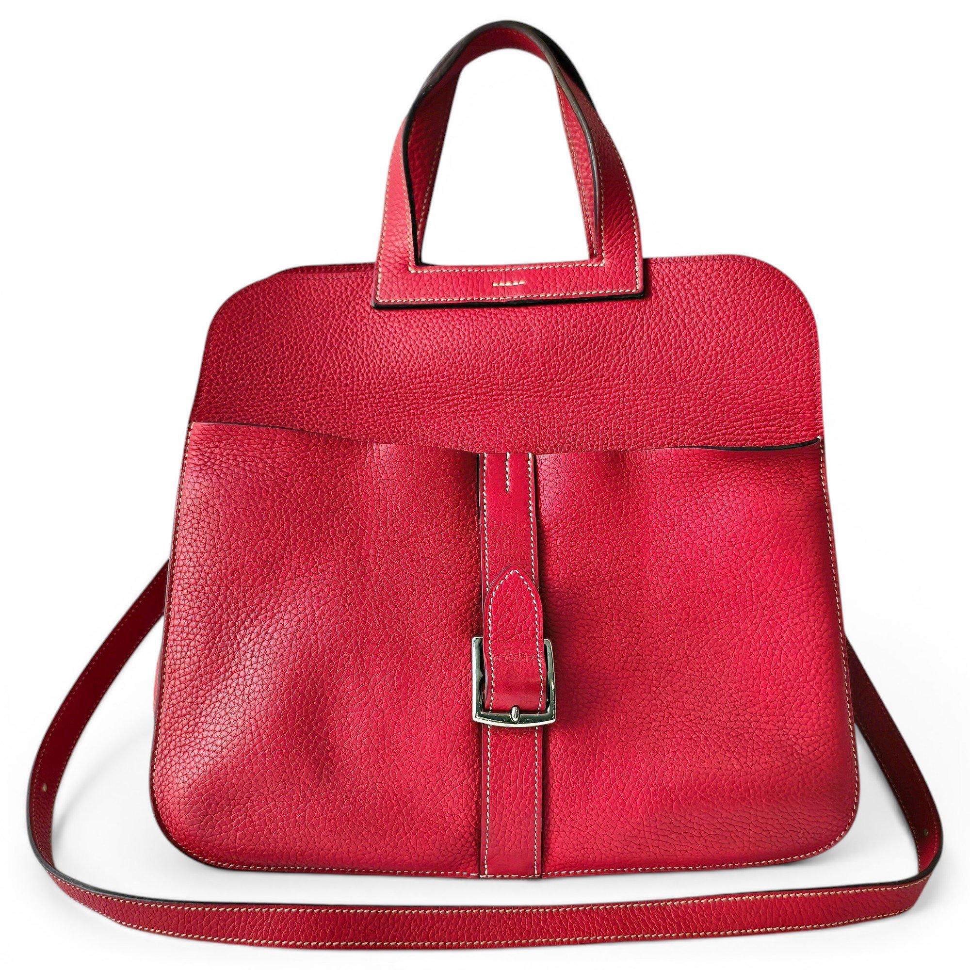Halzan leather handbag