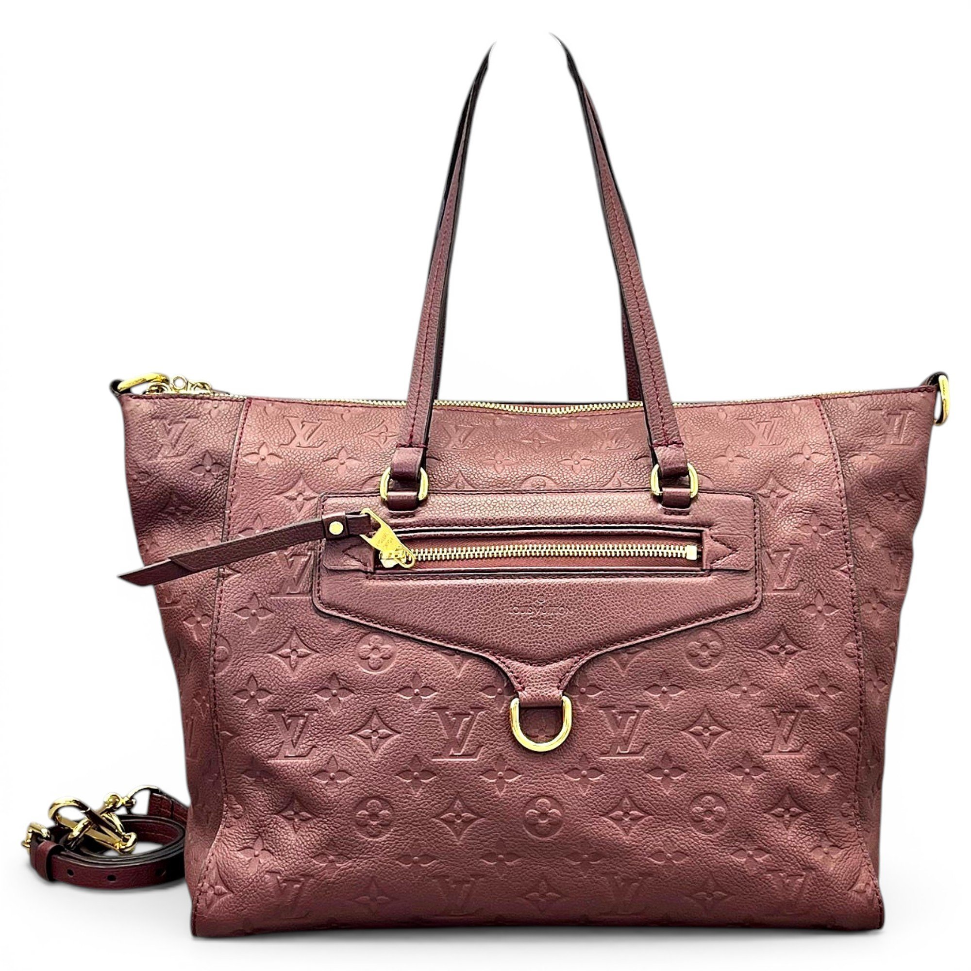 Lumineuse leather handbag
