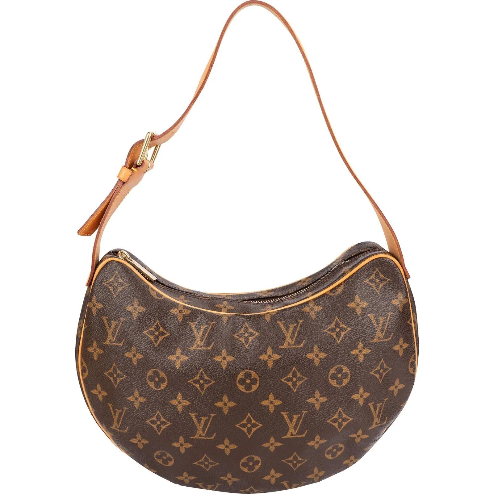 Croissant leather handbag