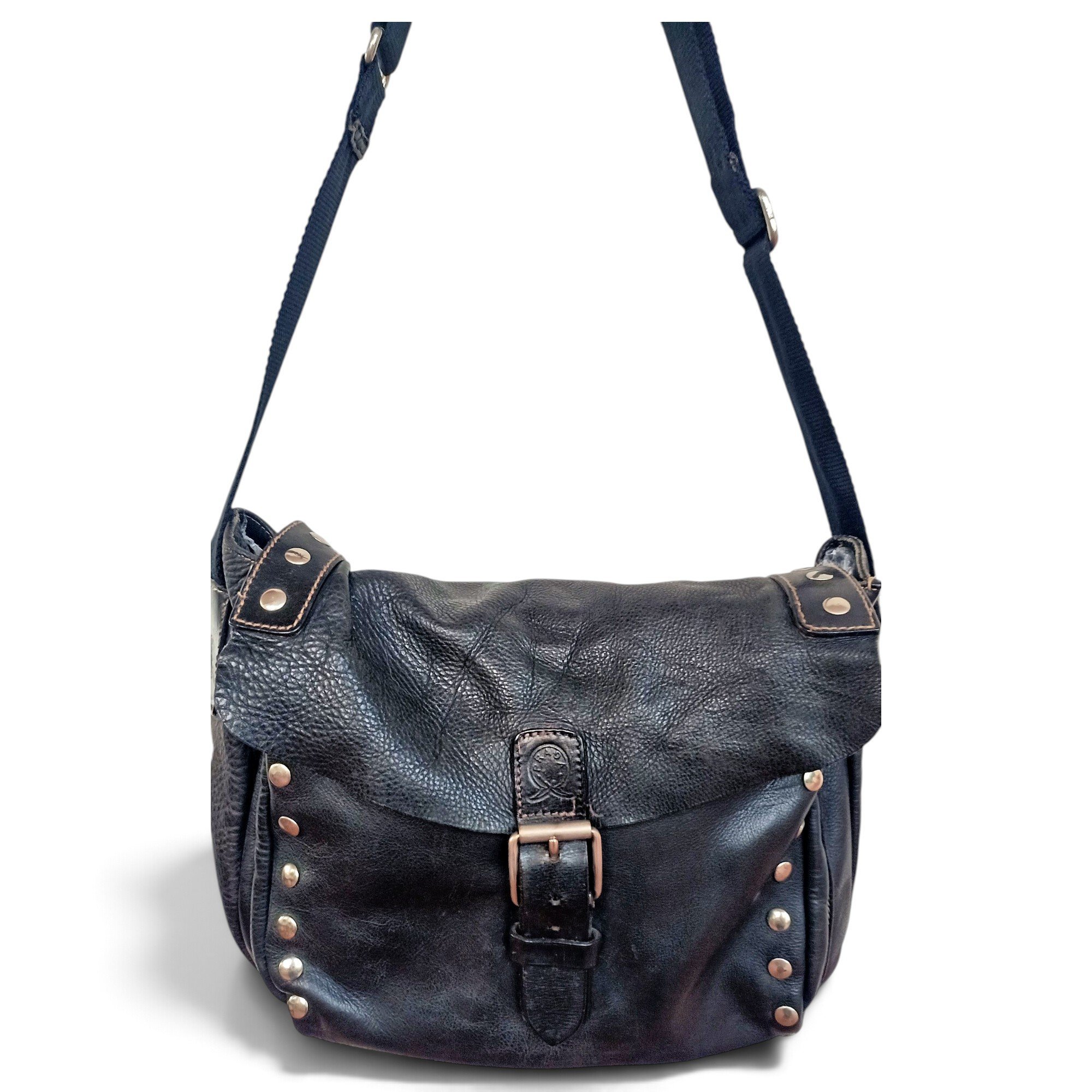 Leather crossbody bag