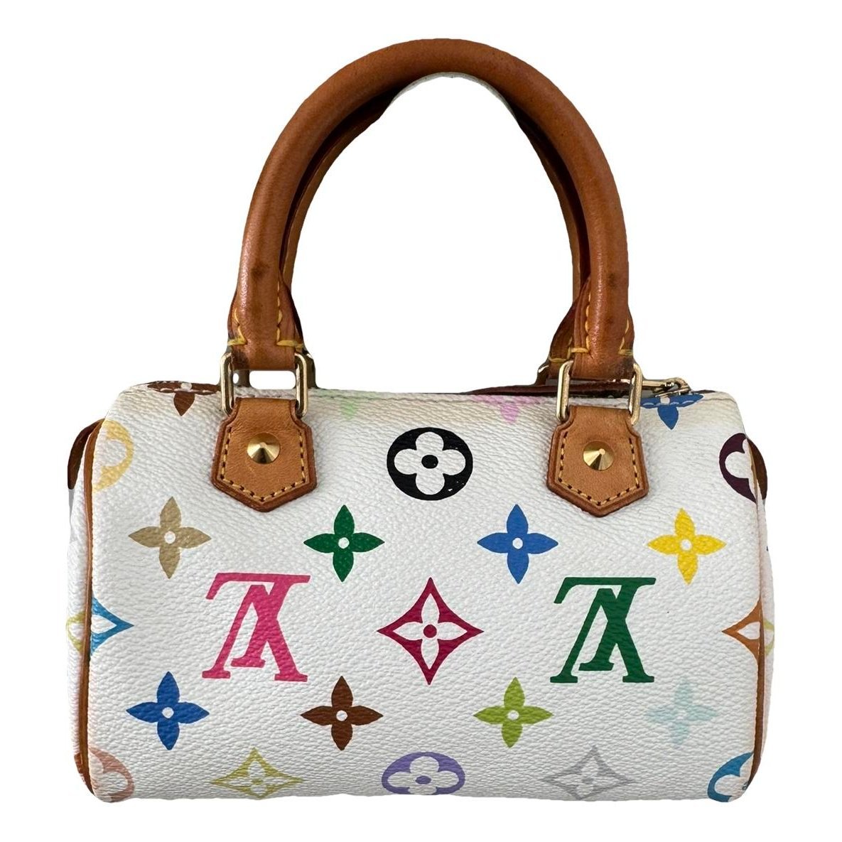 Speedy leather handbag