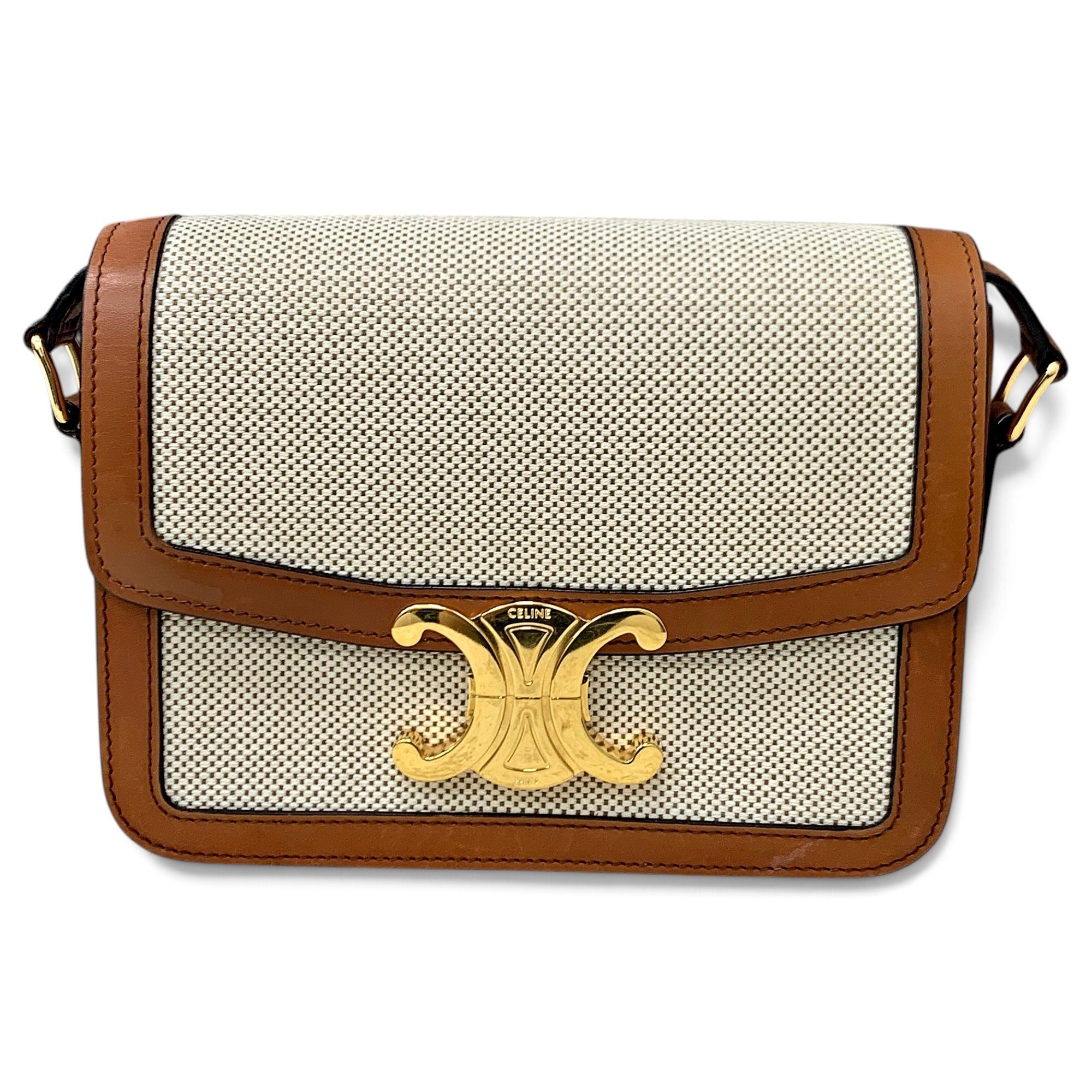 Triomphe cloth handbag