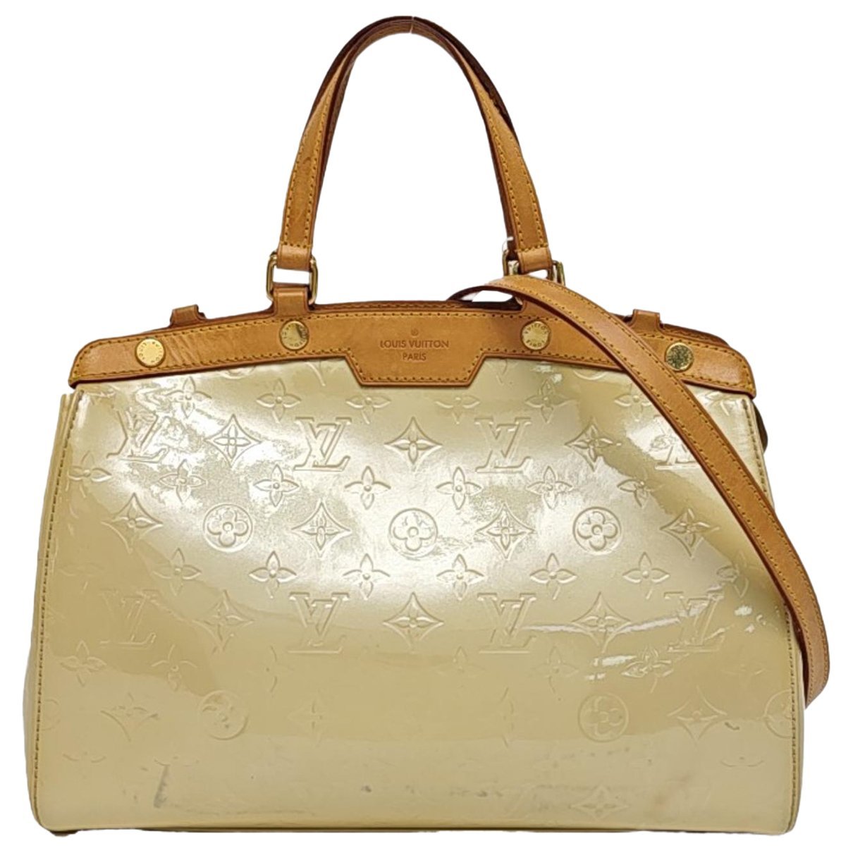 Bréa patent leather handbag