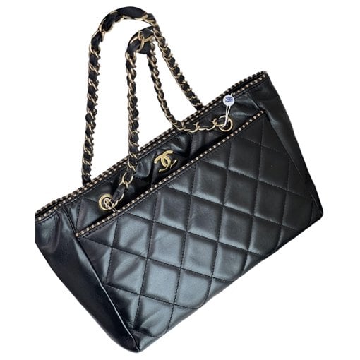 Grand shopping leather tote