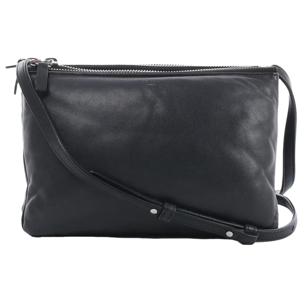 Trio leather crossbody bag