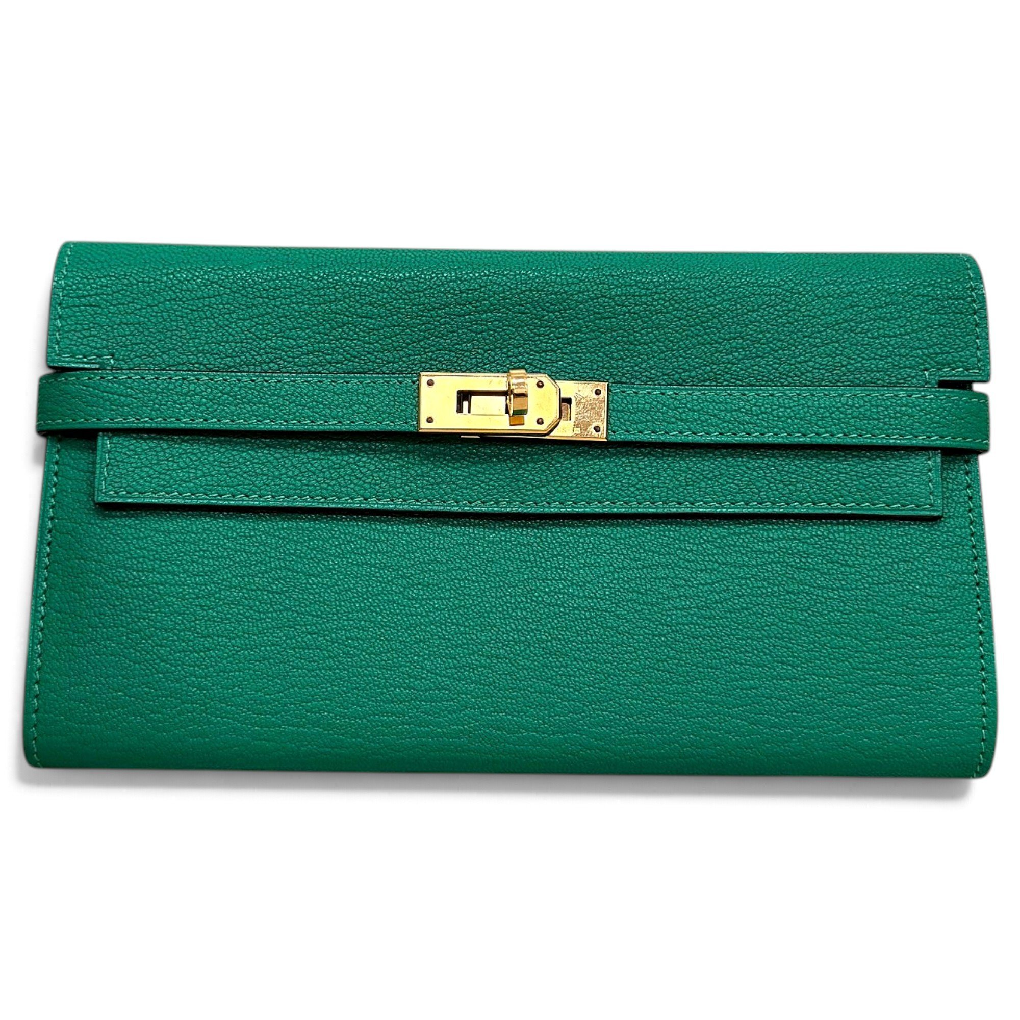 Kelly to go leather clutch bag