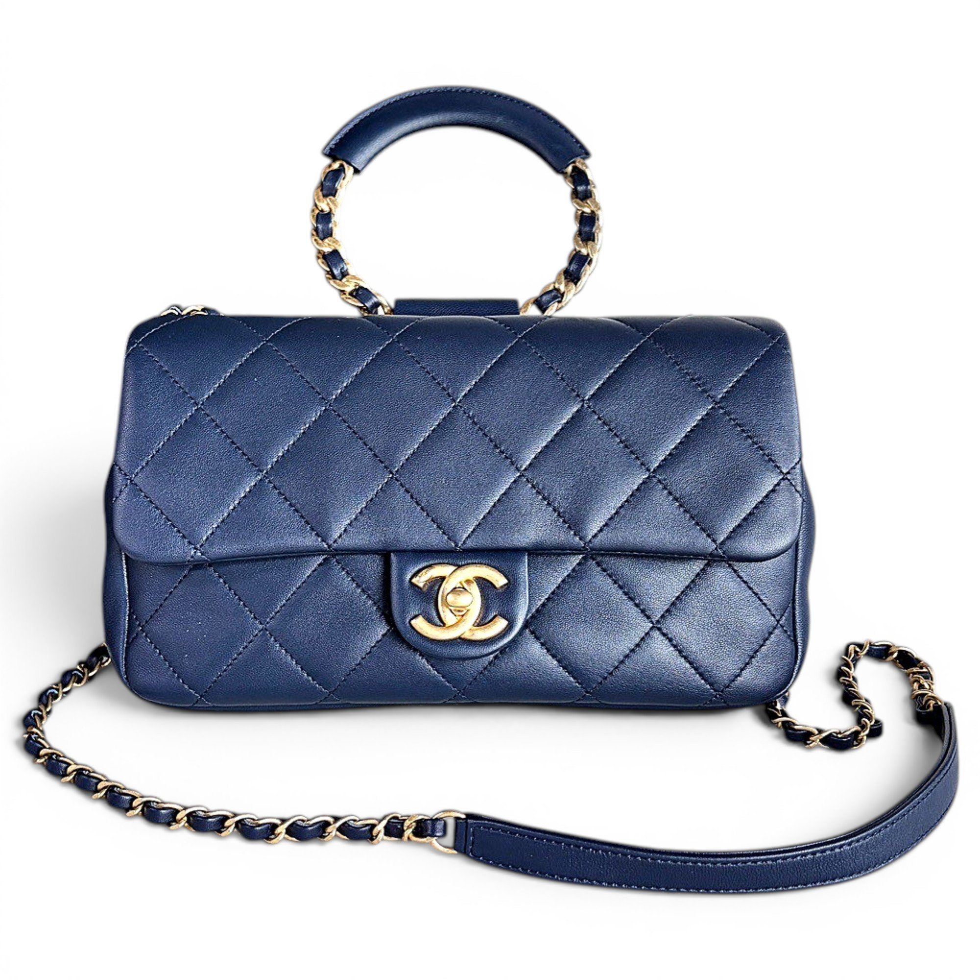 Leather handbag
