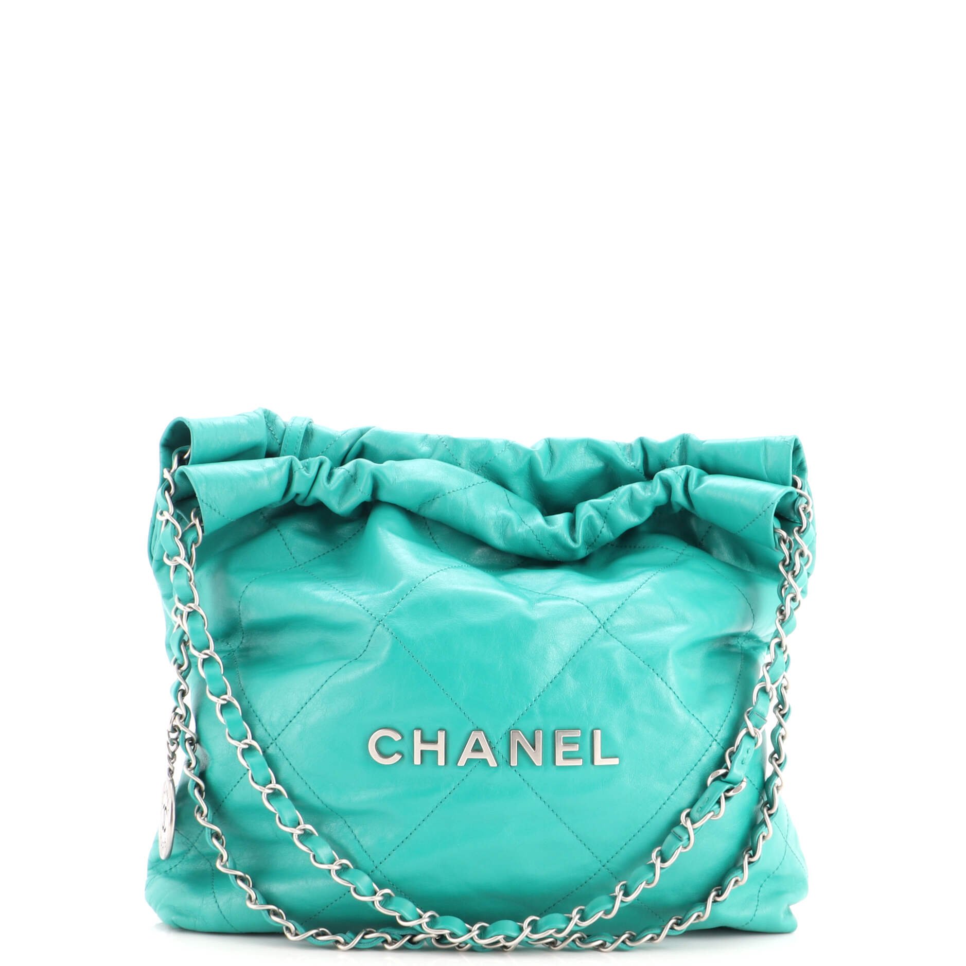22 Chain Hobo Quilted Calfskin Small