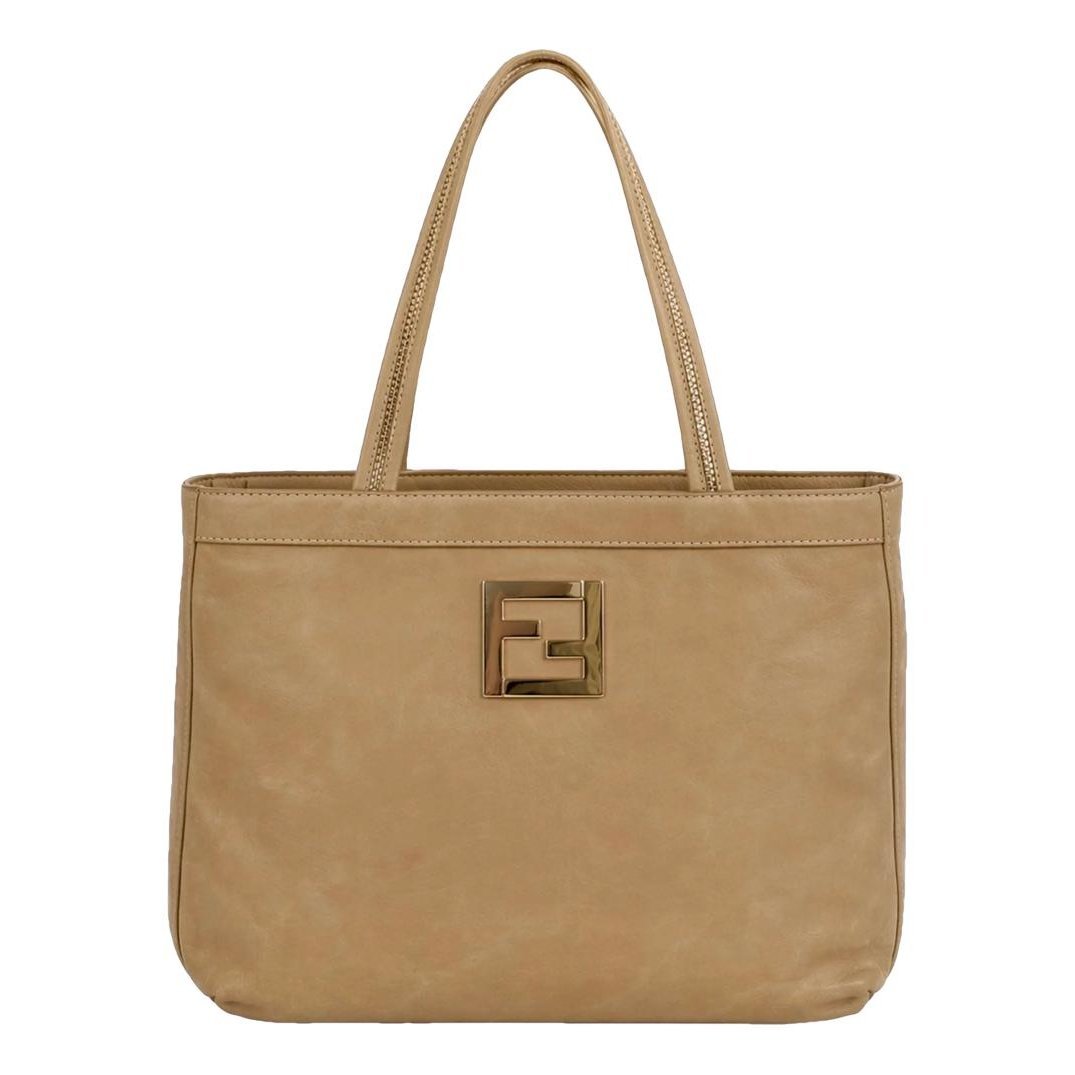 Leather tote