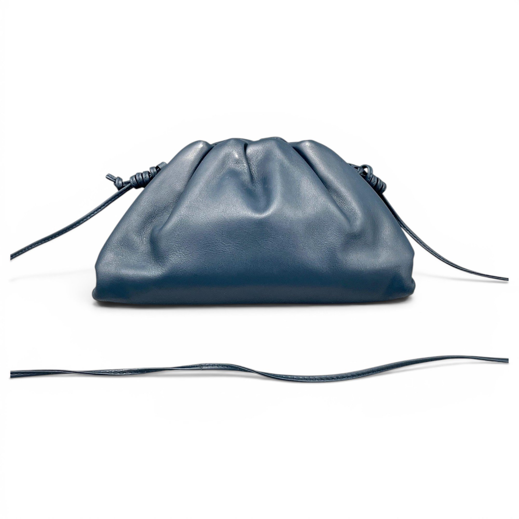 Pouch leather handbag
