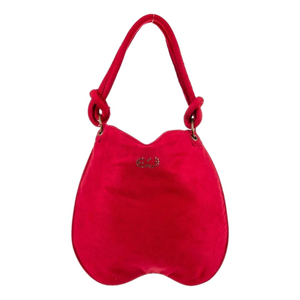 Escada Heart bag velvet handbag