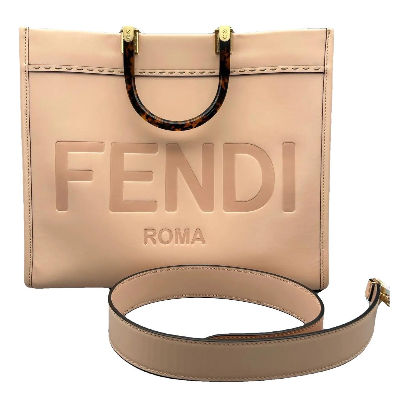 Sunshine leather tote