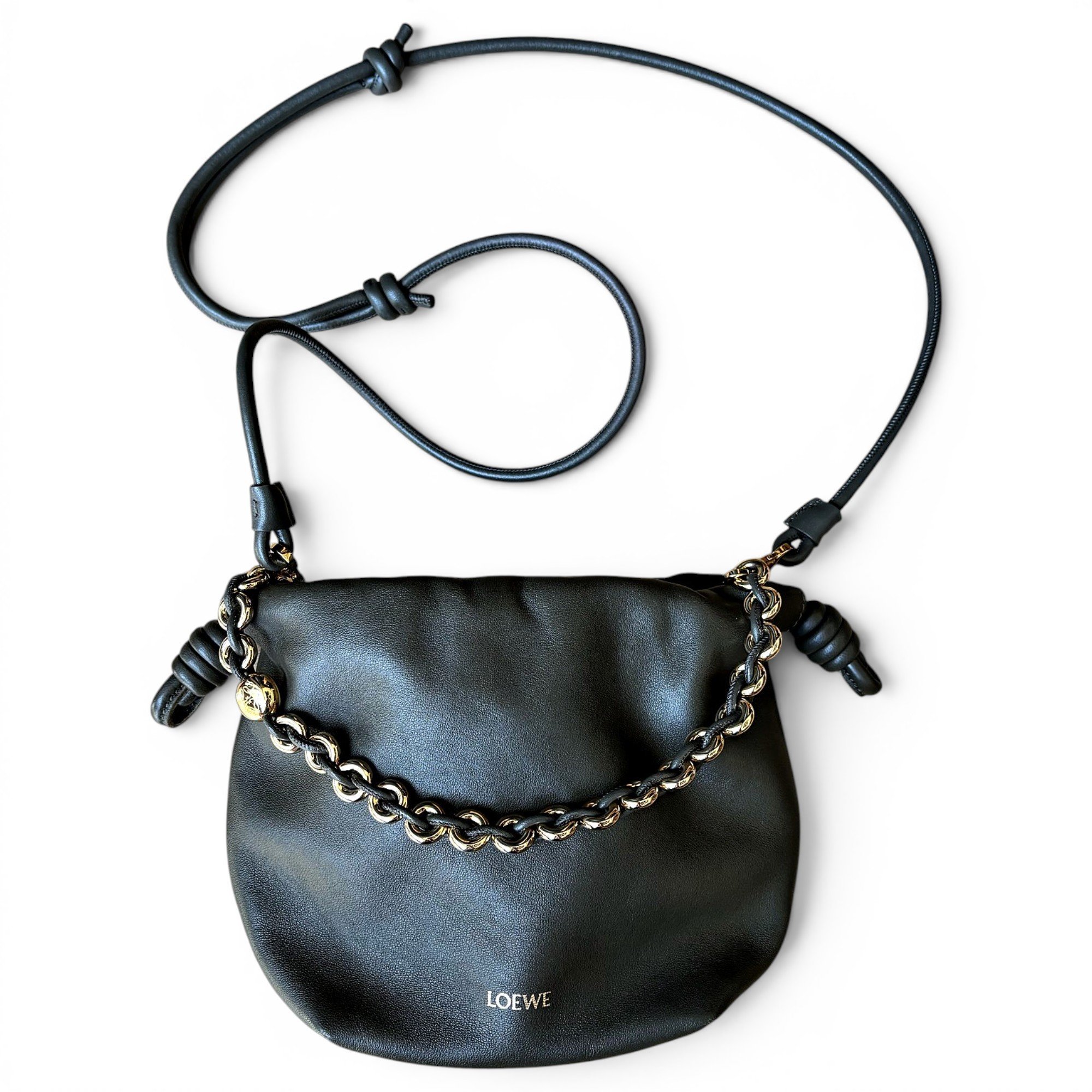 Flamenco leather handbag