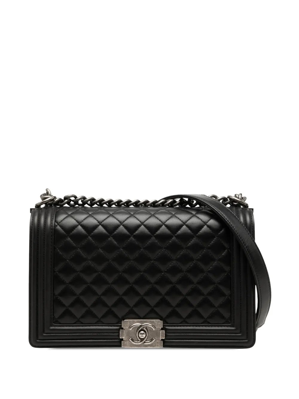 2015-2016 Medium Quilted Lambskin Boy Flap crossbody bag