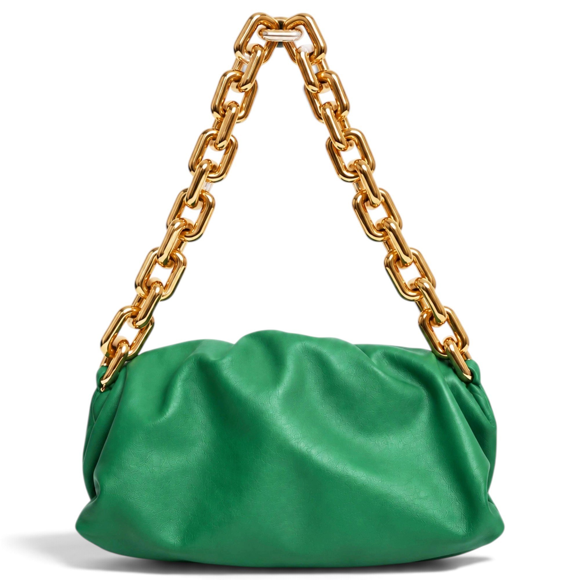 Chain Pouch leather handbag