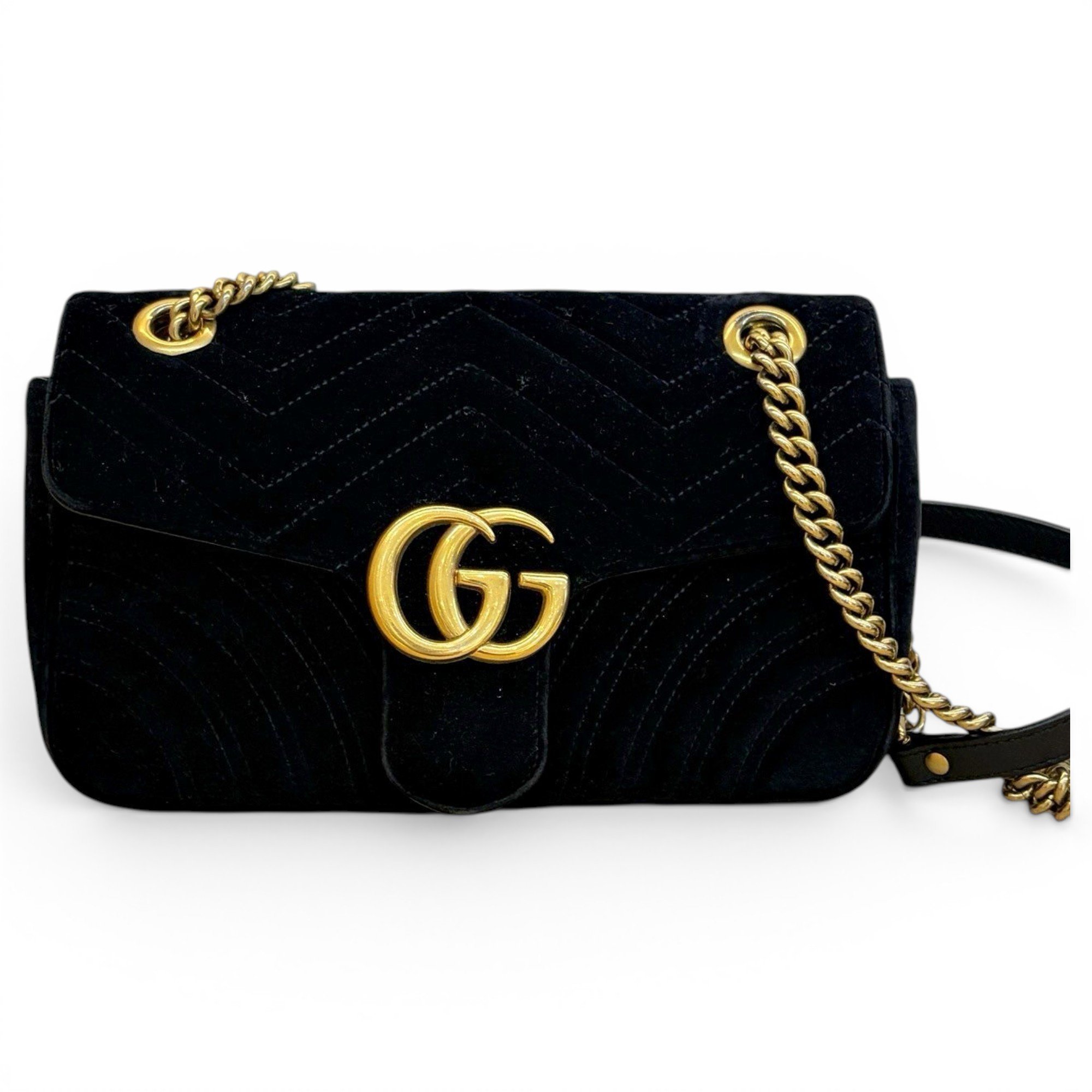 GG Marmont velvet handbag