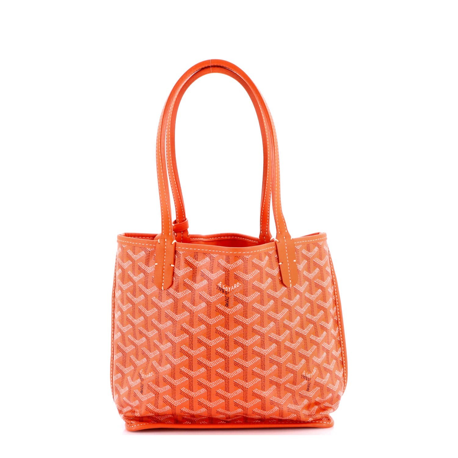 Anjou Reversible Tote Coated Canvas Mini