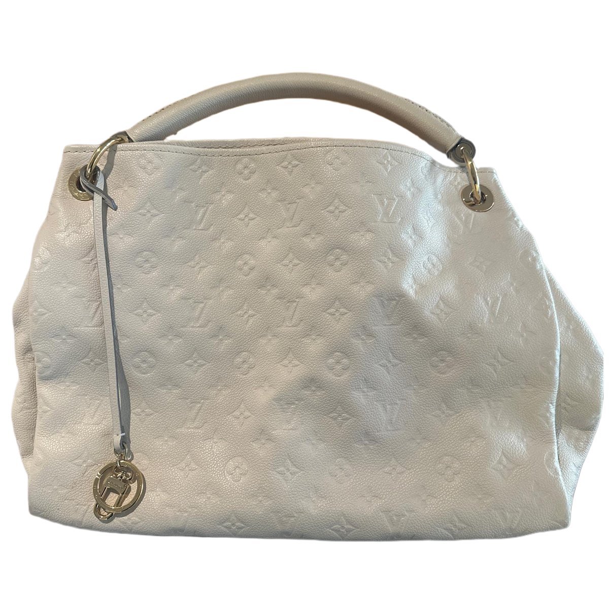 Artsy leather handbag