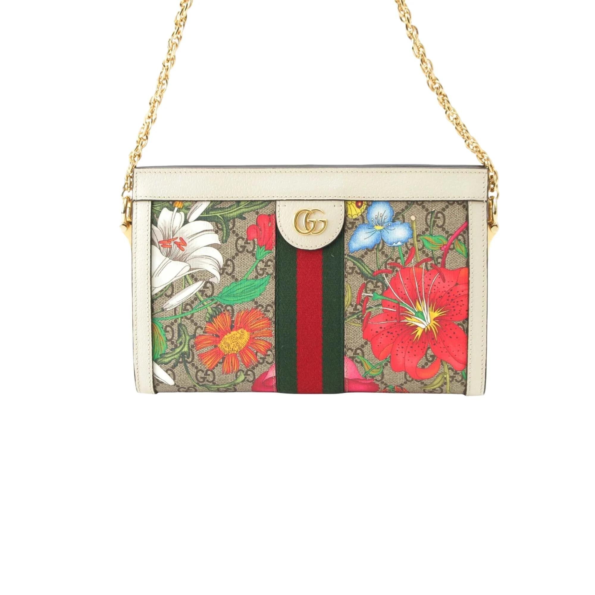 Ophidia leather crossbody bag