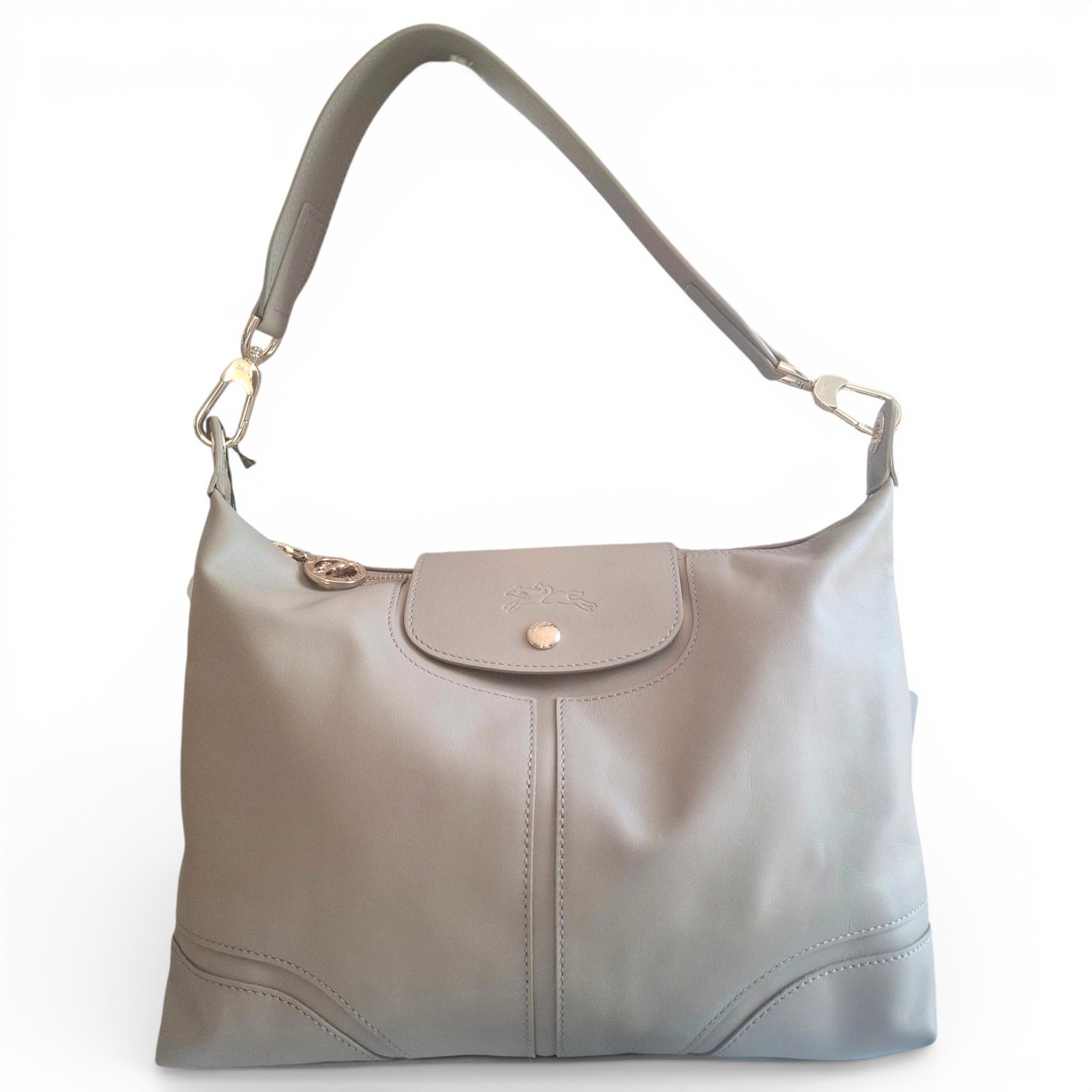 Longchamp Pliage leather handbag