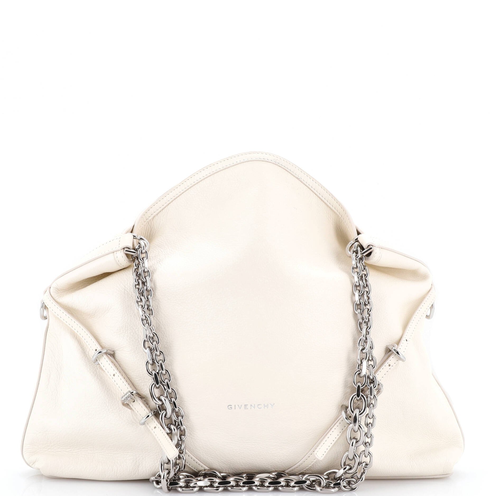 Voyou Chain Shoulder Bag Leather Medium