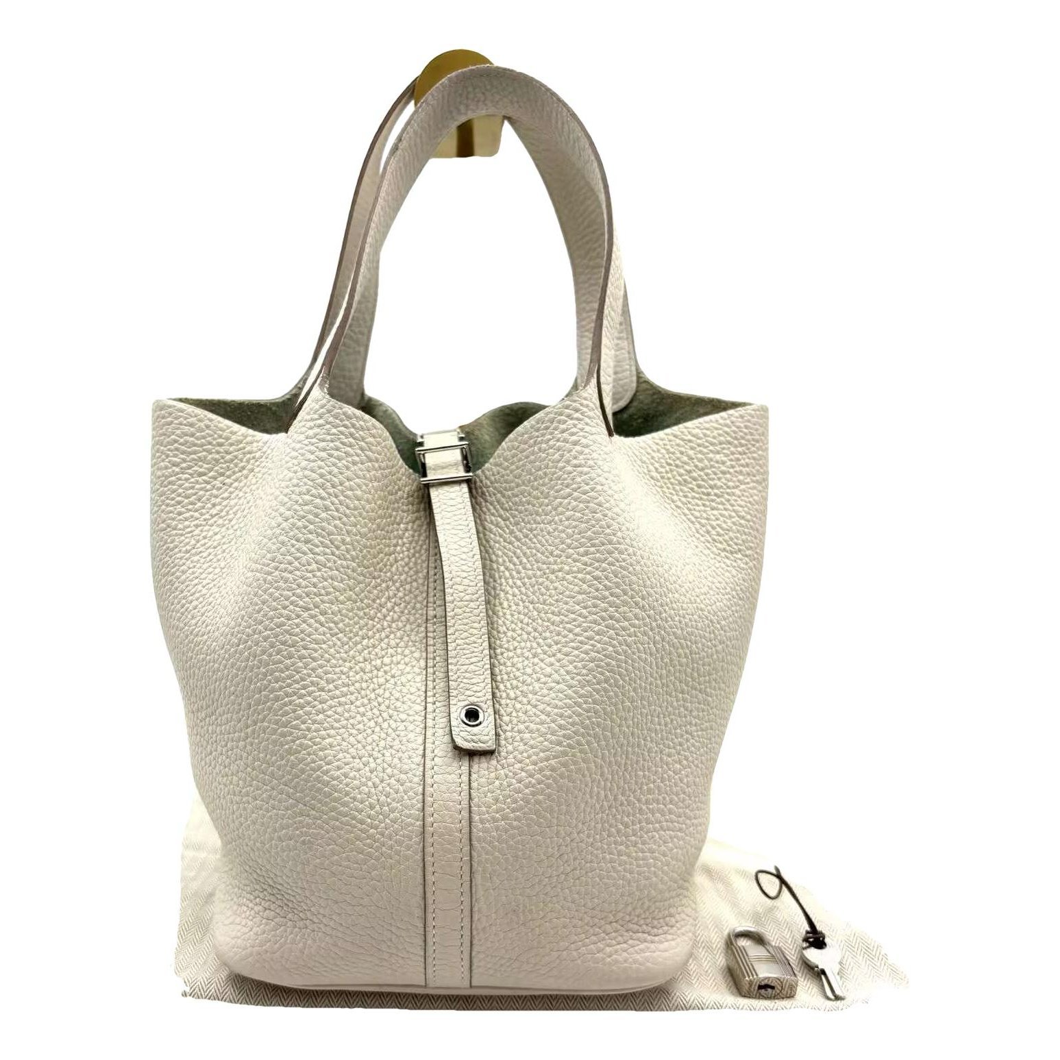 Picotin leather handbag