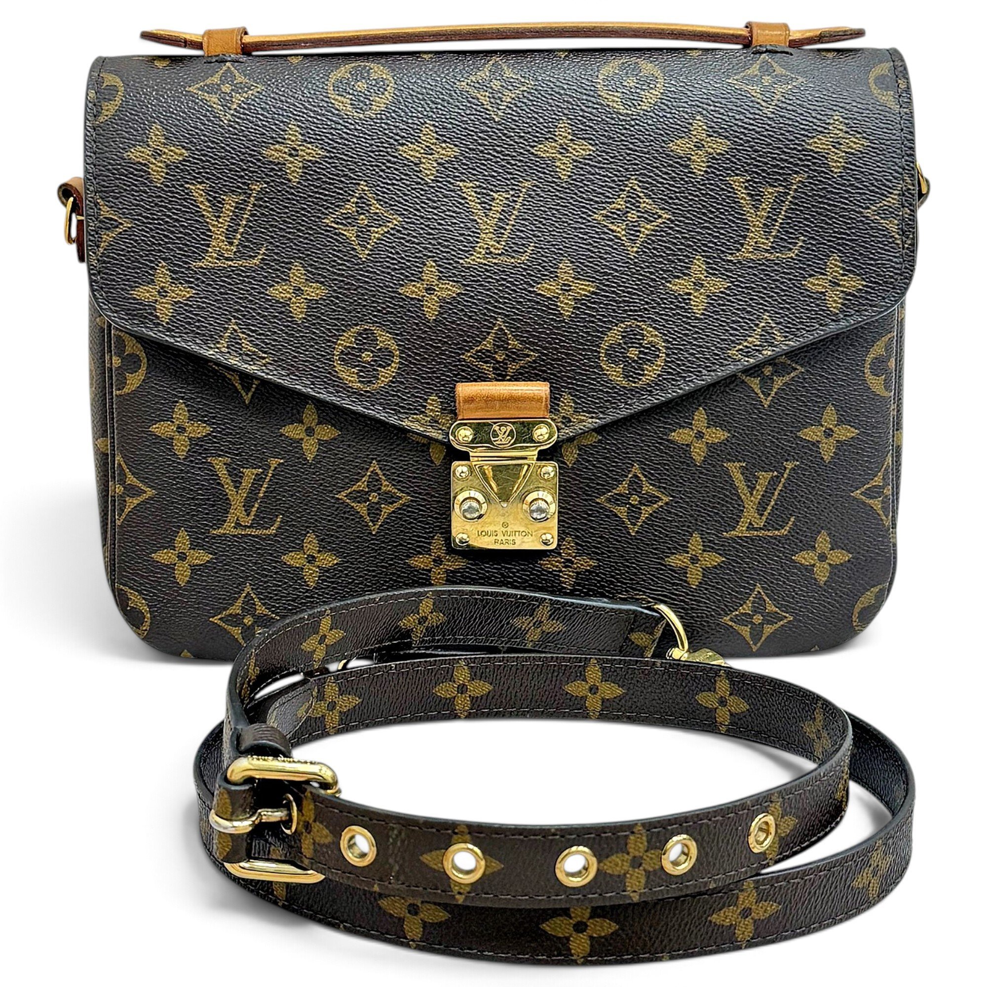 Metis leather handbag