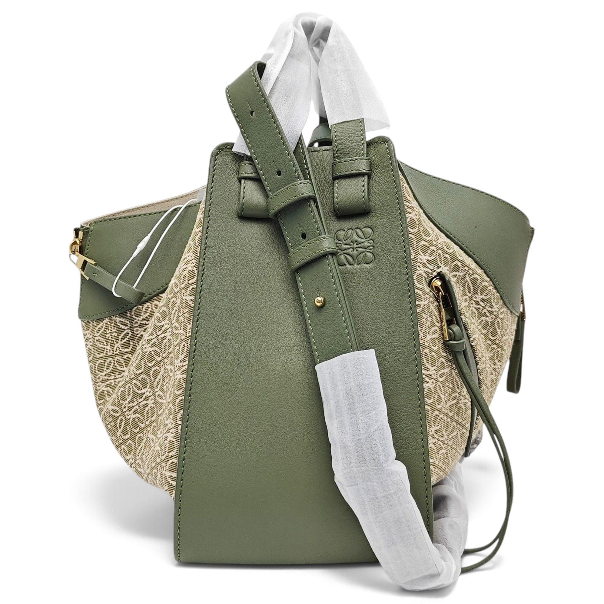 Hammock leather handbag