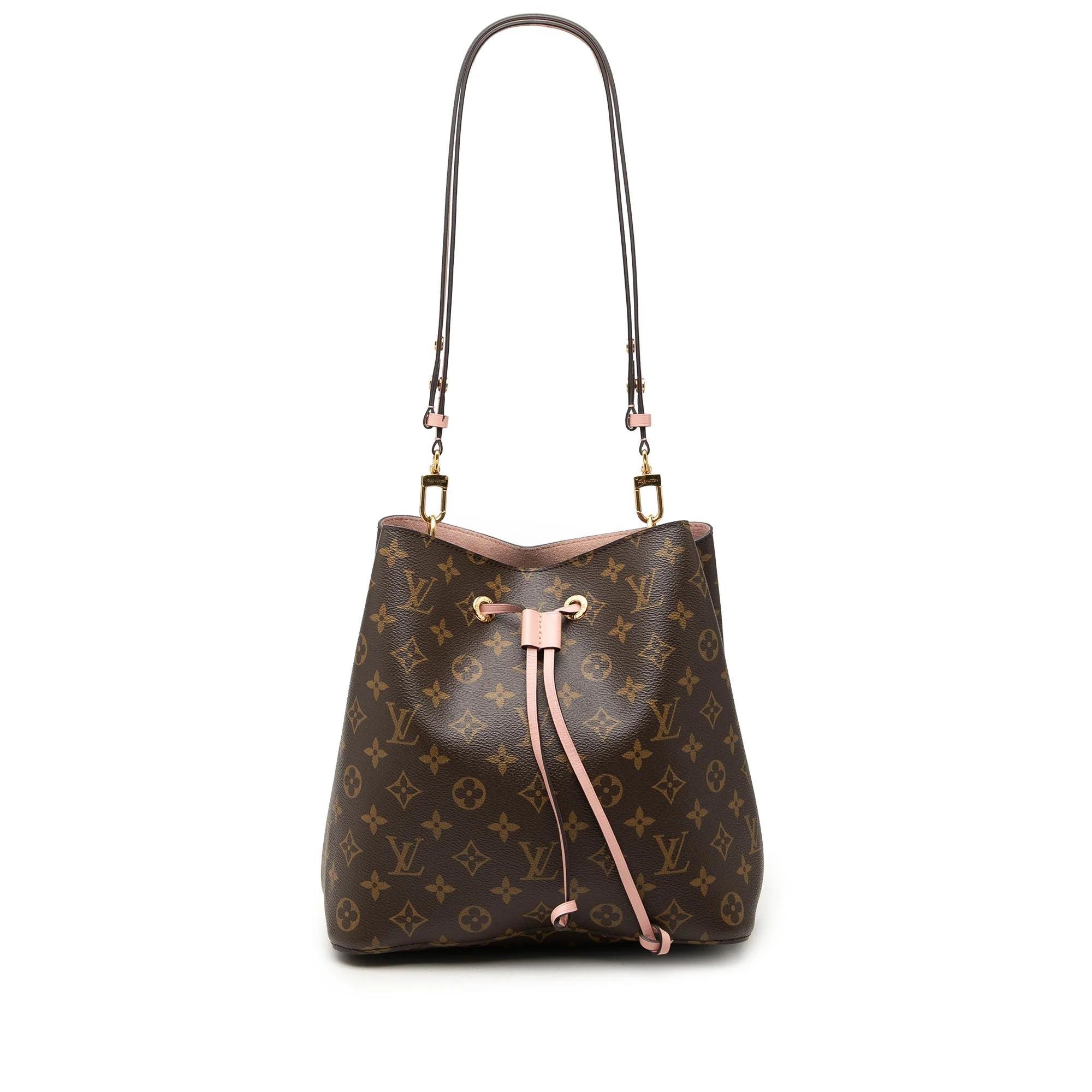 Bucket leather handbag