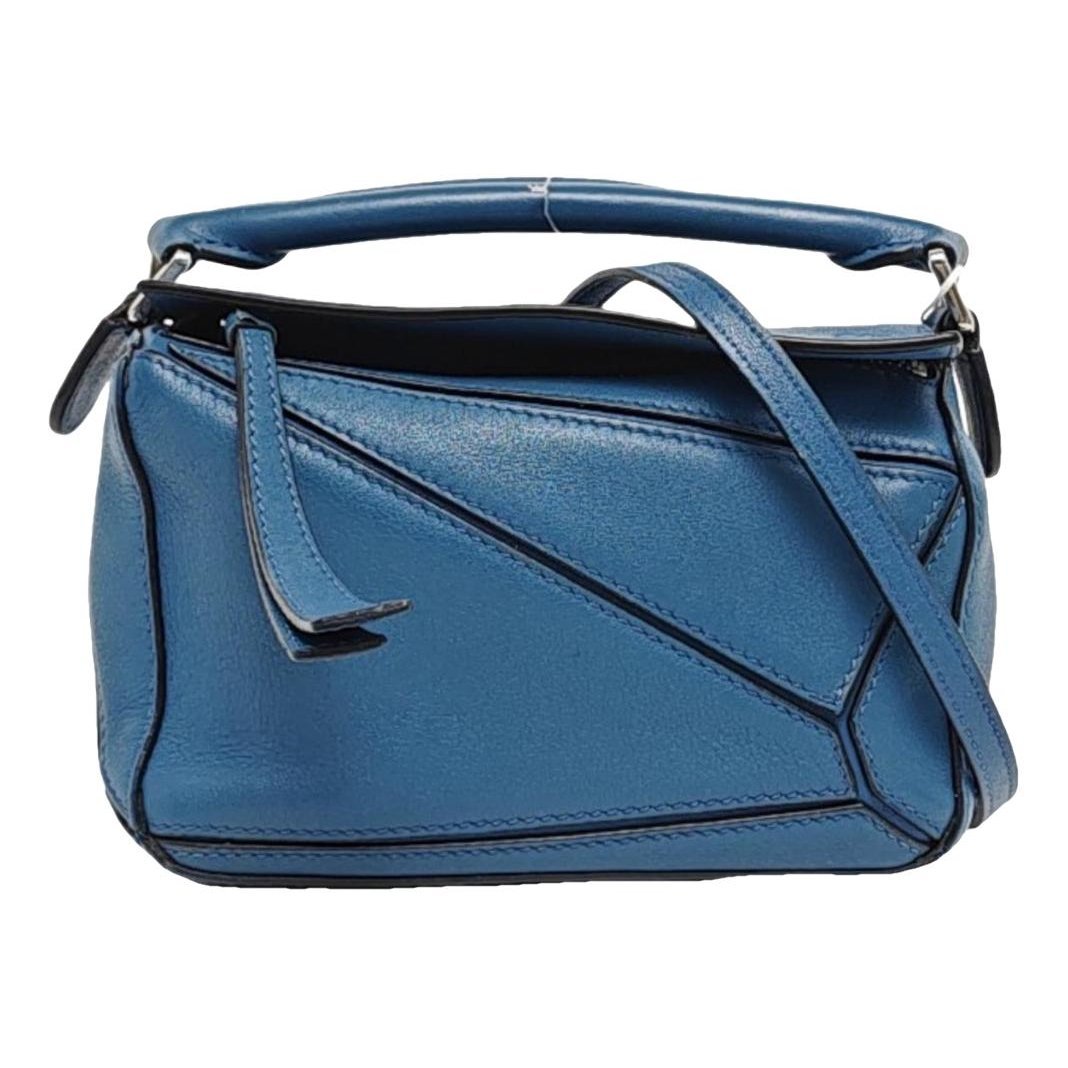 Puzzle leather handbag