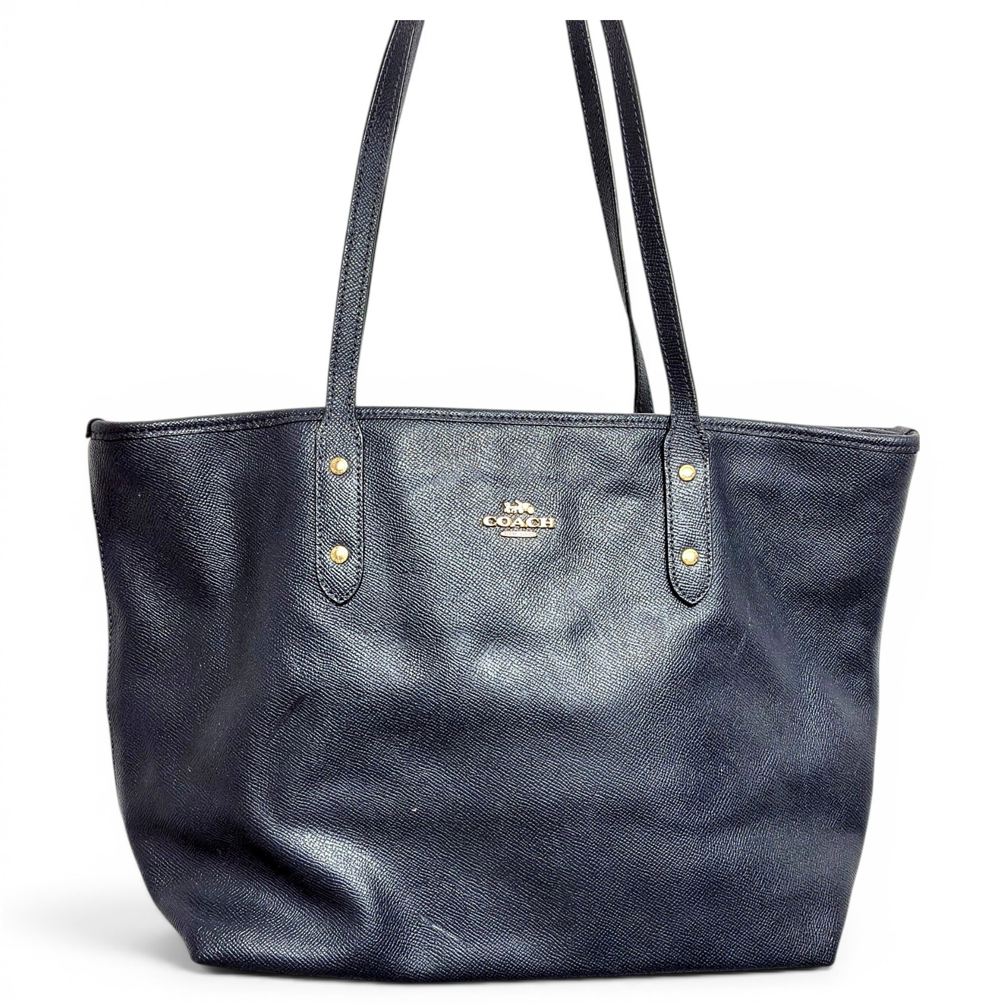 CITY ZIP TOTE leather tote