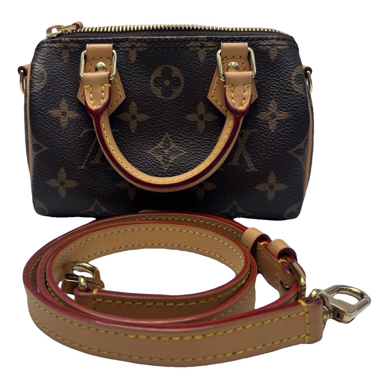 Louis Vuitton Nano Speedy / Mini HL leather handbag