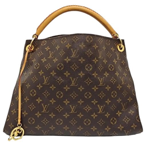 Artsy leather handbag
