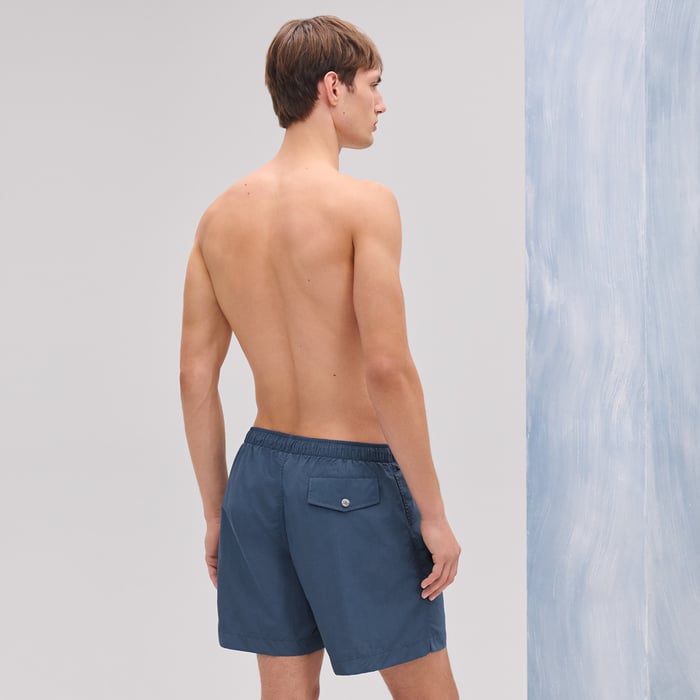 Bleu Turquin "H Fantome" Swim Trunks
