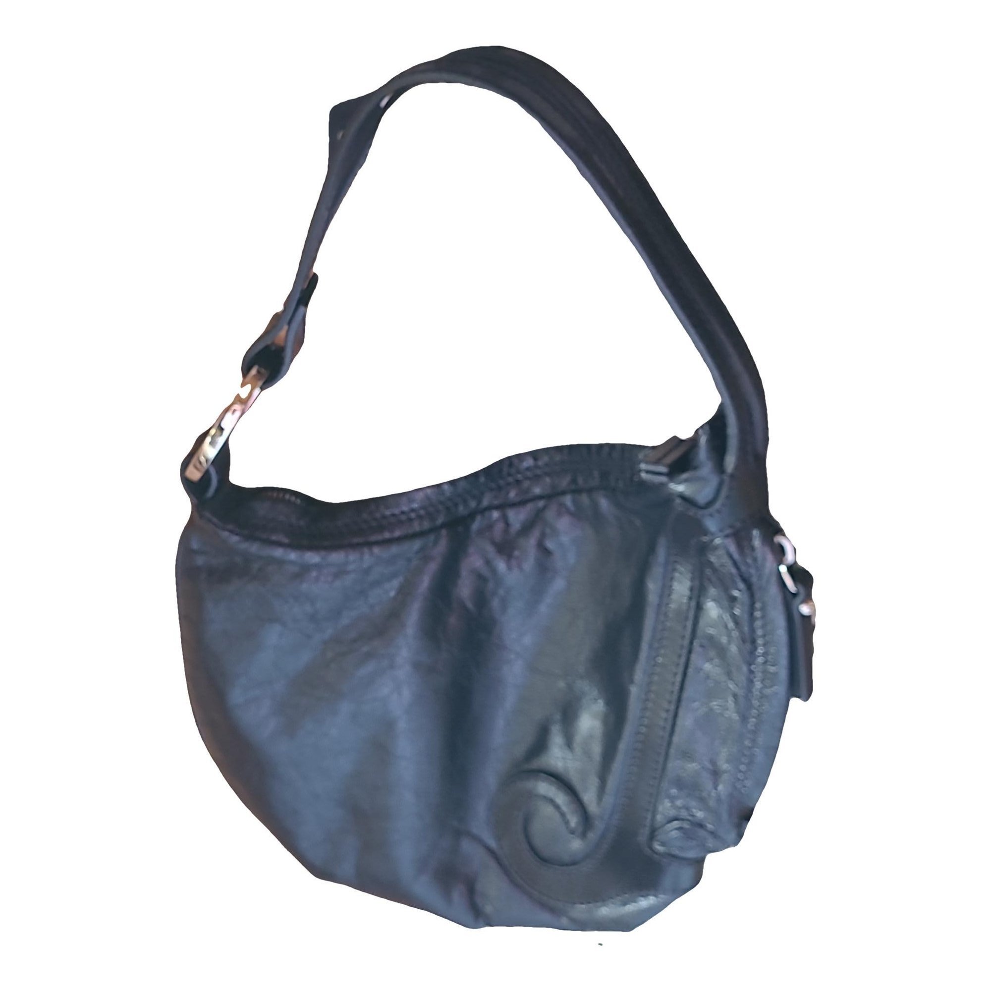 Oyster leather handbag
