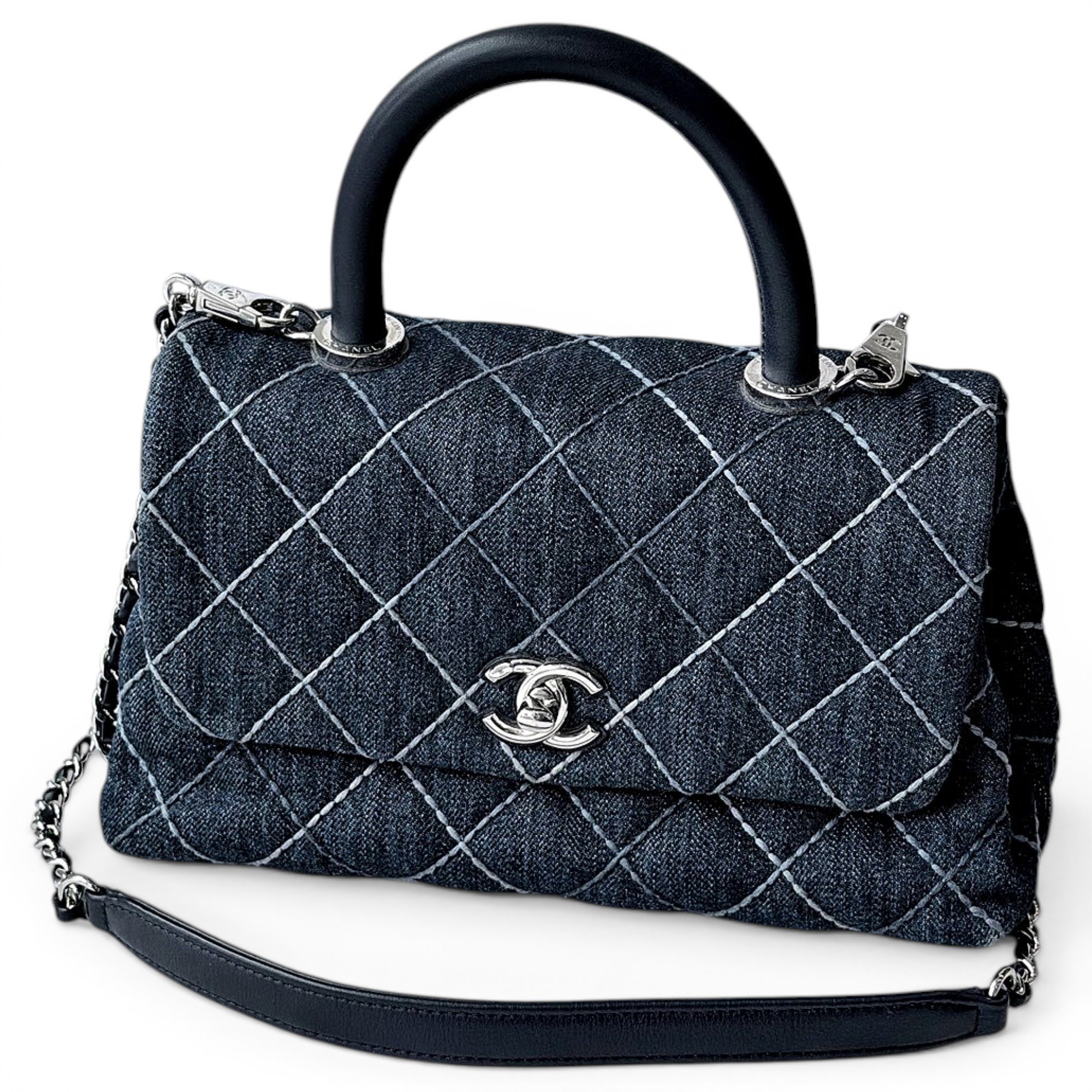 Coco Handle leather handbag