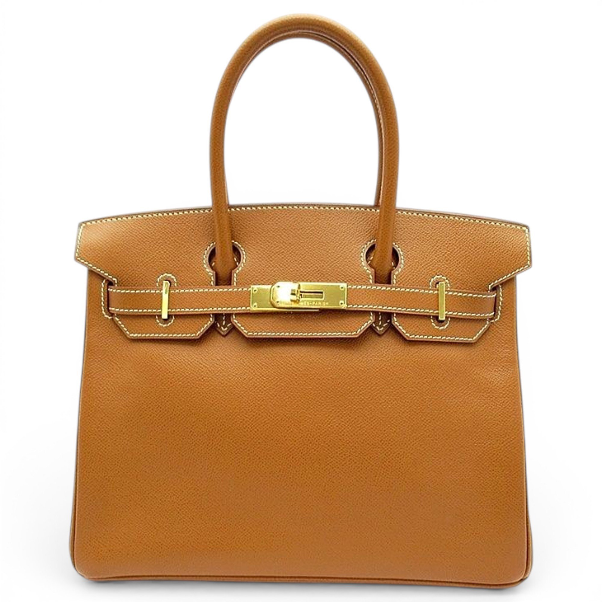 Birkin 30 leather handbag