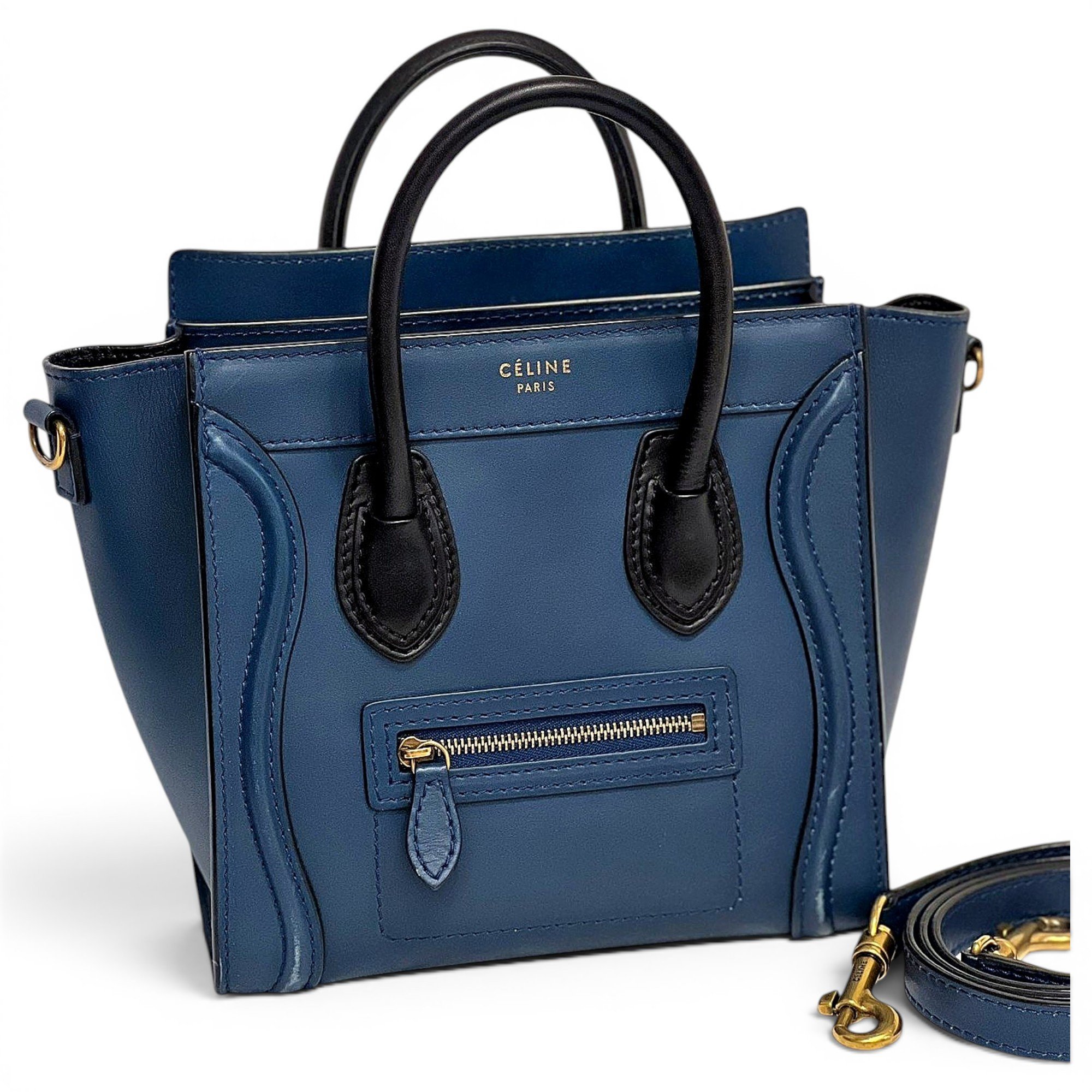 Nano Luggage leather handbag