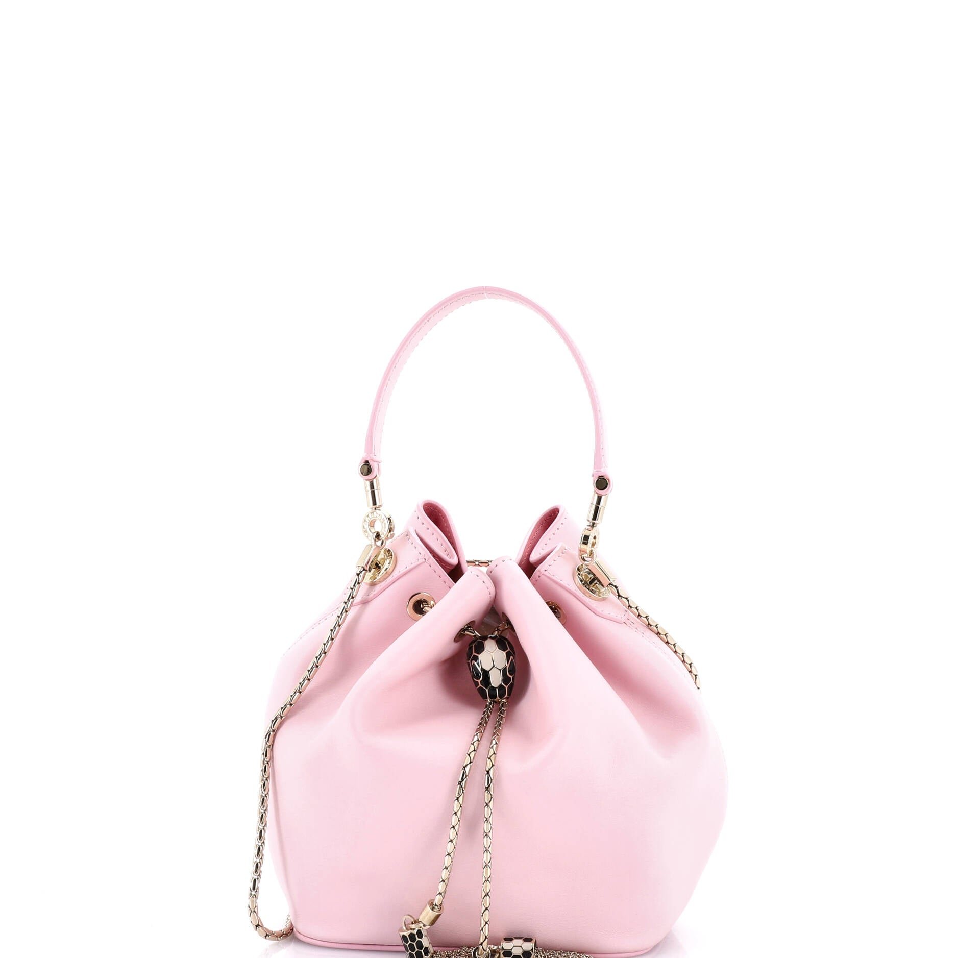 Bvlgari Serpenti Forever Bucket Bag Leather