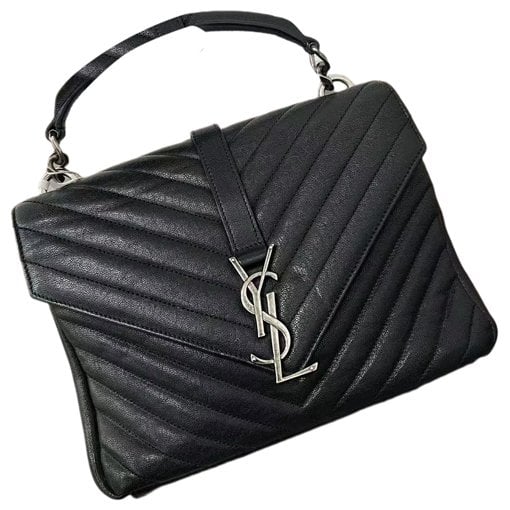 Collége monogramme leather handbag