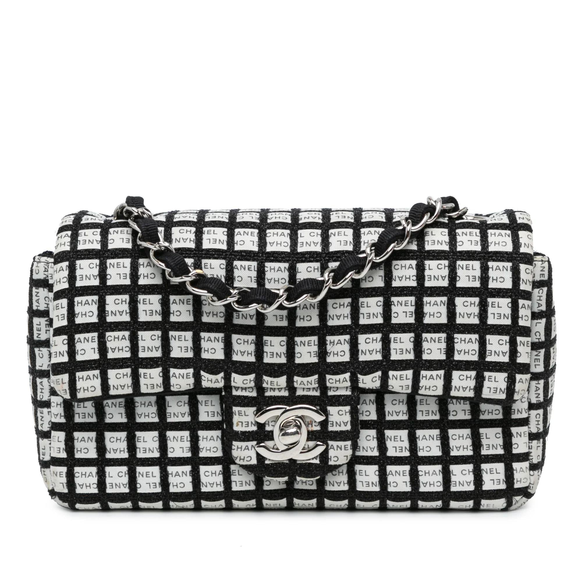 Wallet On Chain Boy Half Flap wool handbag