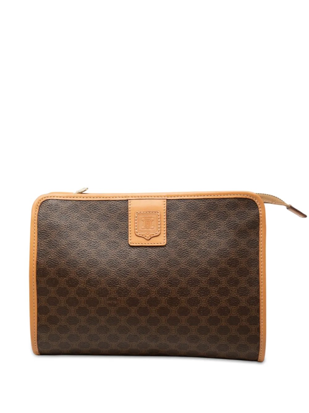 Celine 2012 Macadam Coated Canvas clutch bag