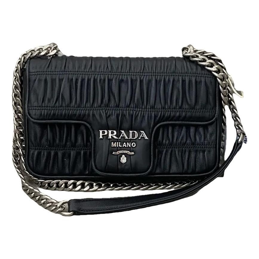 Diagramme leather crossbody bag