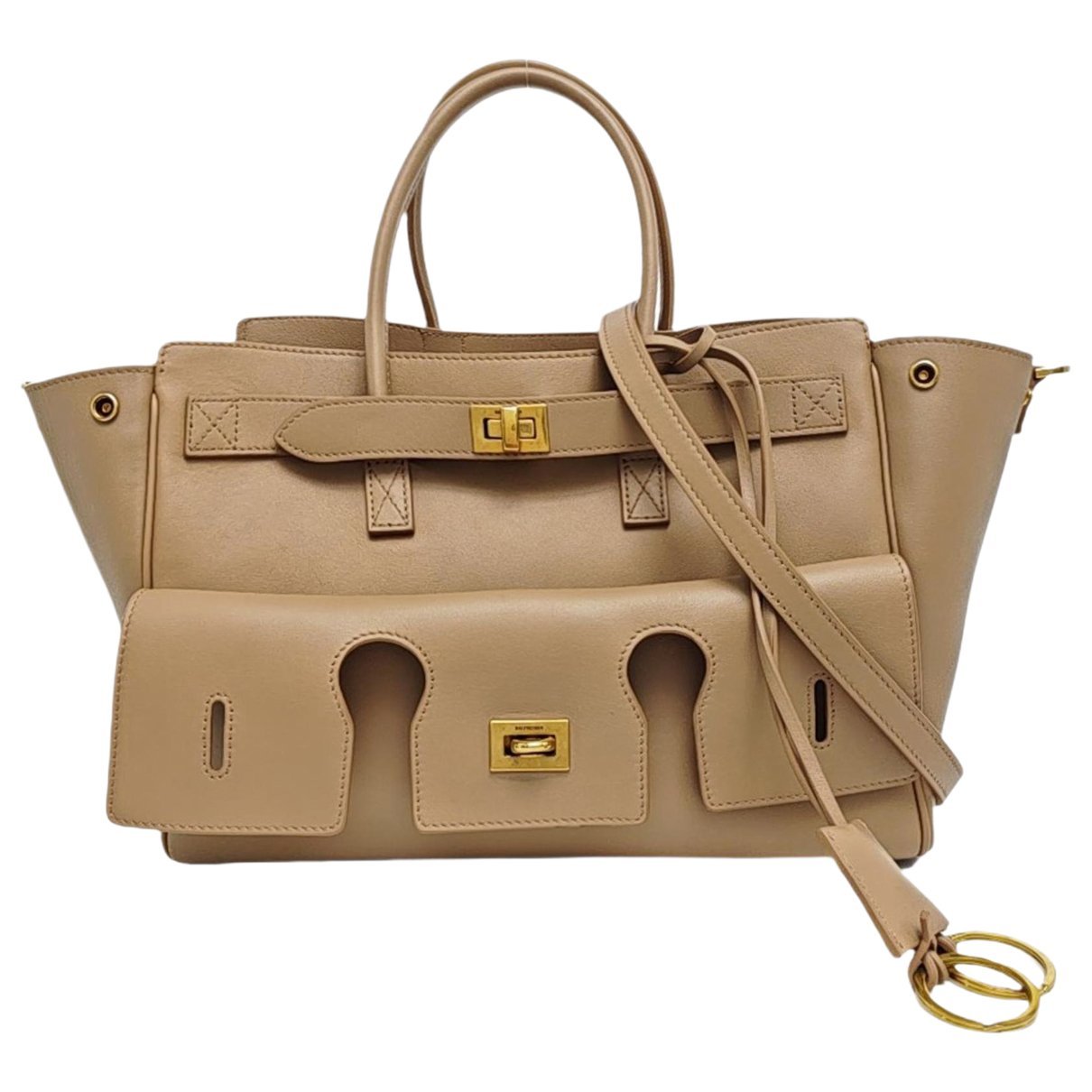 Balenciaga Bel Air Clutch leather handbag