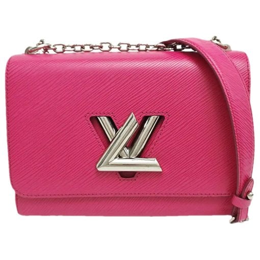 Twist leather handbag