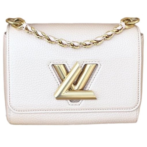 Twist leather handbag