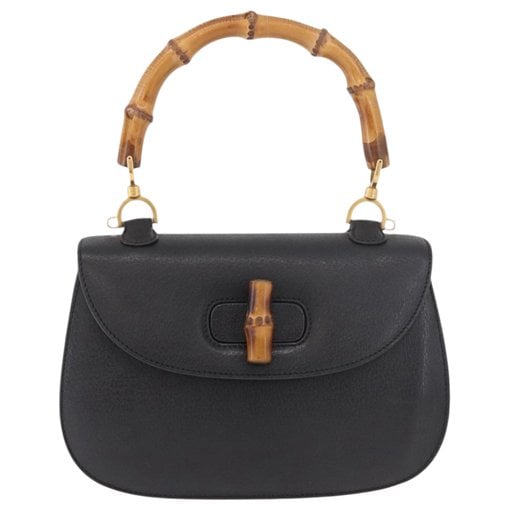 Bamboo leather handbag