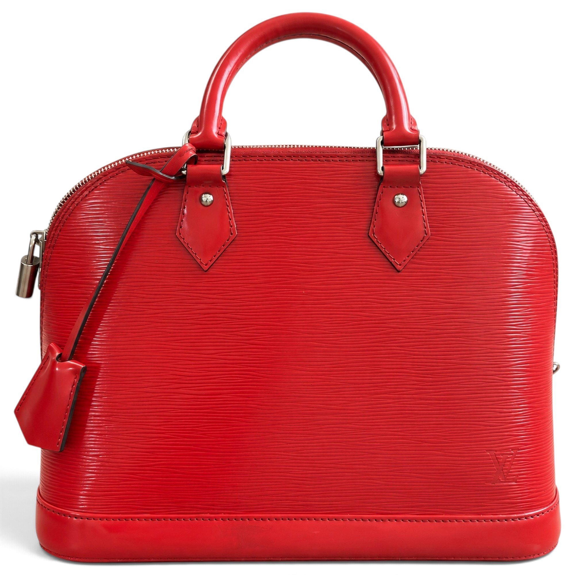 Louis Vuitton Alma leather handbag